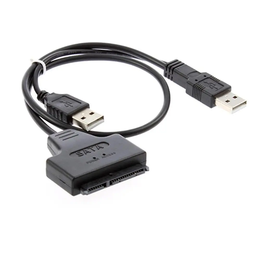 Кабель адаптера LBSC USB 2 0 для SATA 7 + 15 Pin 22Pin жесткого диска 5 дюйма|Кабели передачи
