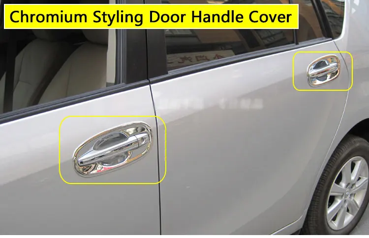 Для Toyota Avensis 2009 2016 хромированная дверная ручка крышка аксессуары наклейки для