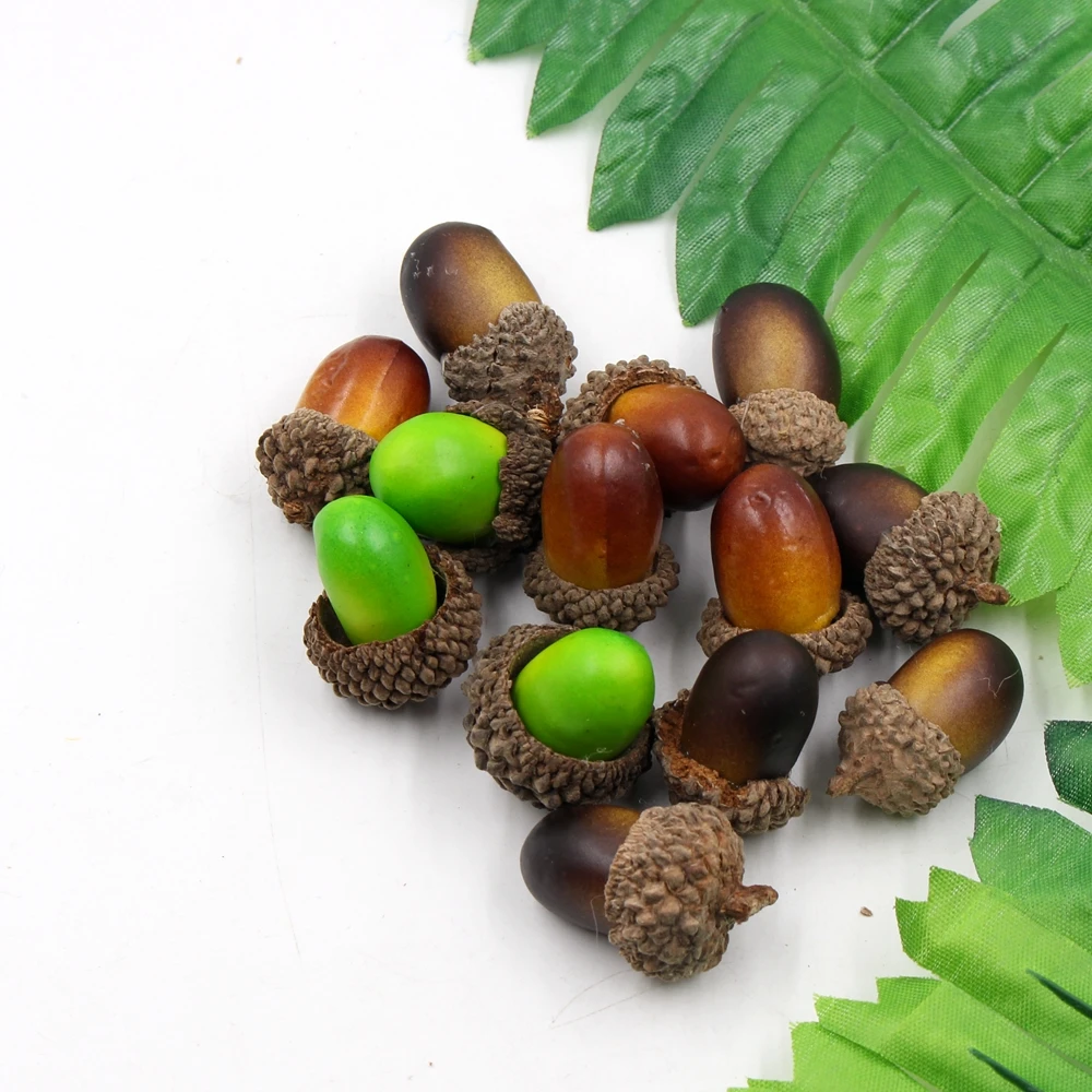 Искусственные цветы ручной работы из сосновых конусов 20 шт. 3 см для украшения