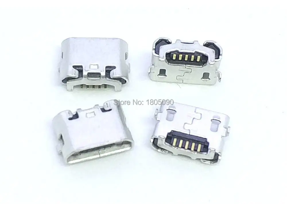 10 шт. 5pin jack micro USB обратная рожка Ox зарядный порт разъем mini usb для Huawei 4X Y6 4A P8 C8817 max Lite