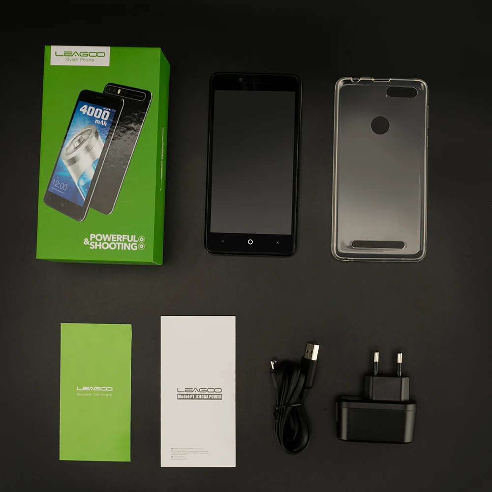 LEAGOO KIICAA мощность 5 0 дюймов мобильный телефон Android 7 двойной камера 4000 мАч MT6580A 4