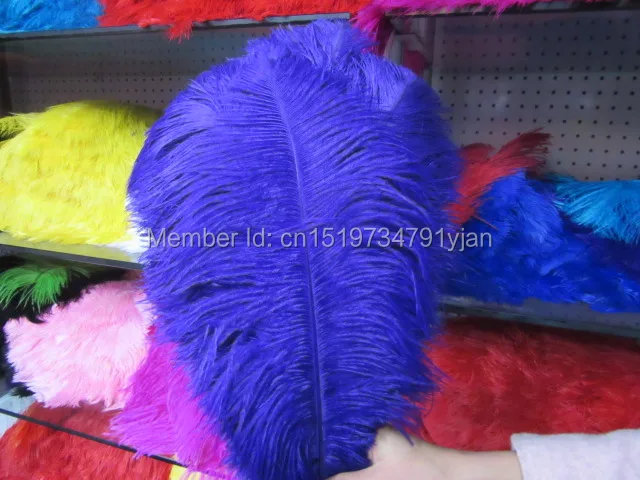 Бесплатная доставка! Оптовая продажа 10 шт. натуральные страусиные перья 35 40
