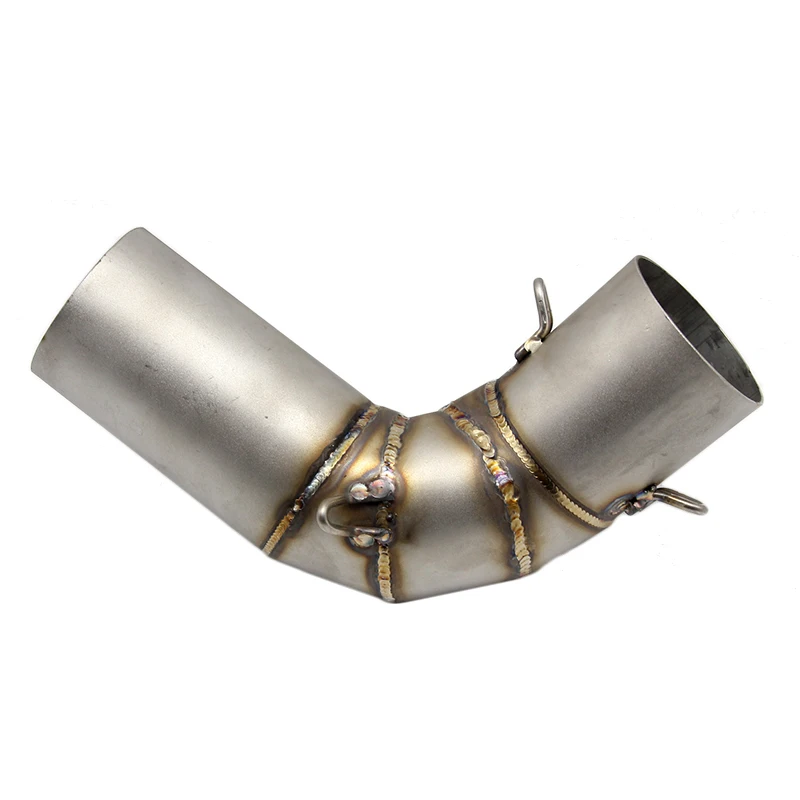 ZS MOTOS Motorcycle Exhaust Middle Pipe Round Muffler For KT 125 200 250 390 2012-2014 | Автомобили и мотоциклы