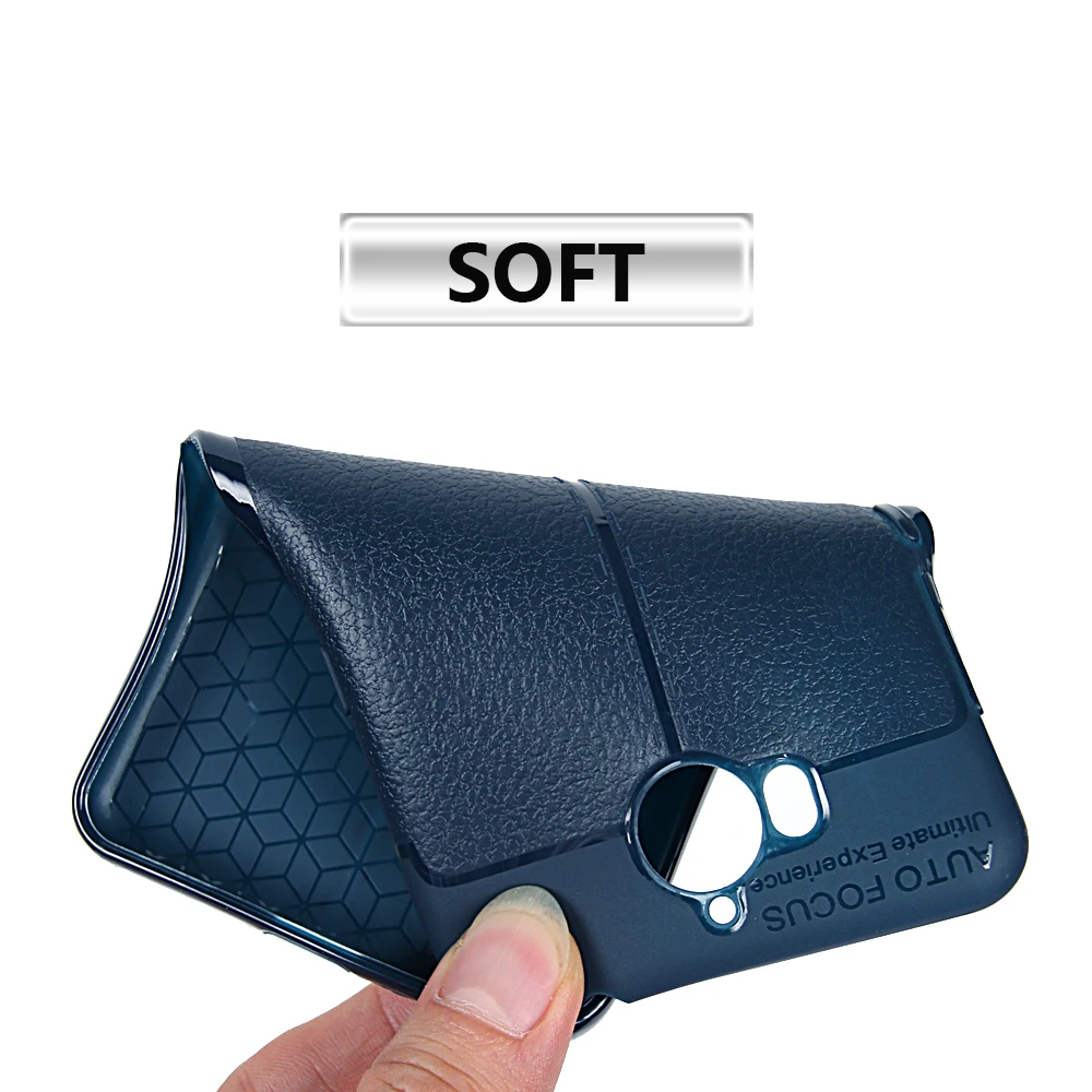 For Huawei Y6 2017 /Y5 III 3 /Honor 6 Play Case Slim Leather Texture Soft Rubber Silicone TPU Phone Protective Shell |