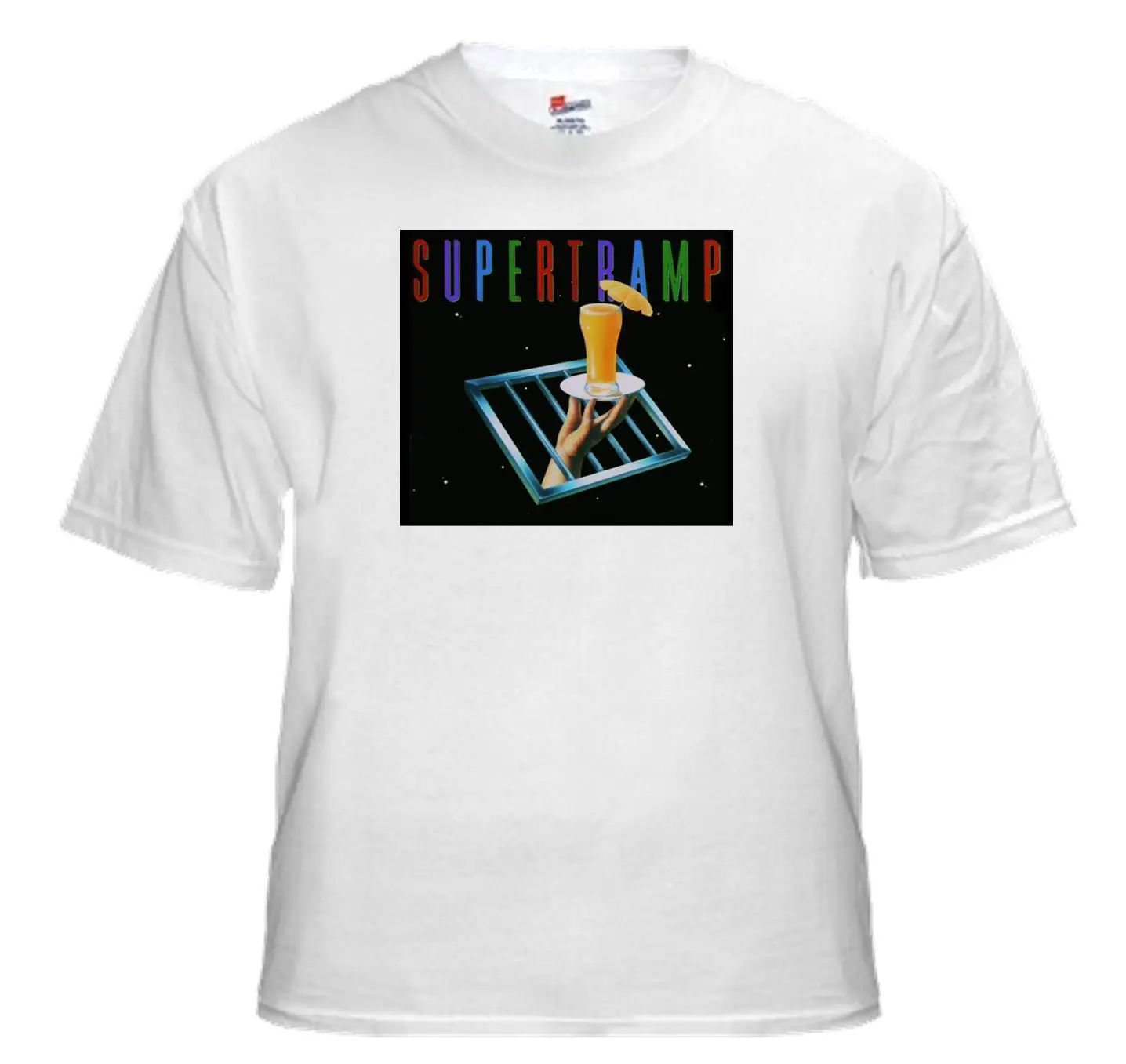 Футболка Новая мужская футболка унисекс SUPERTRAMP album cover Crime of the Century летняя с круглым