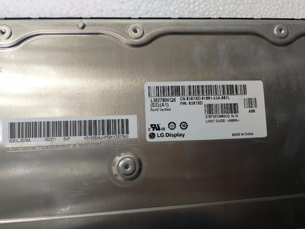 27 3 5 дюйма Оригинальный ЖК экран LM270WQ6 SS A1 SSA1 для Dell UP2716D широкоугольный