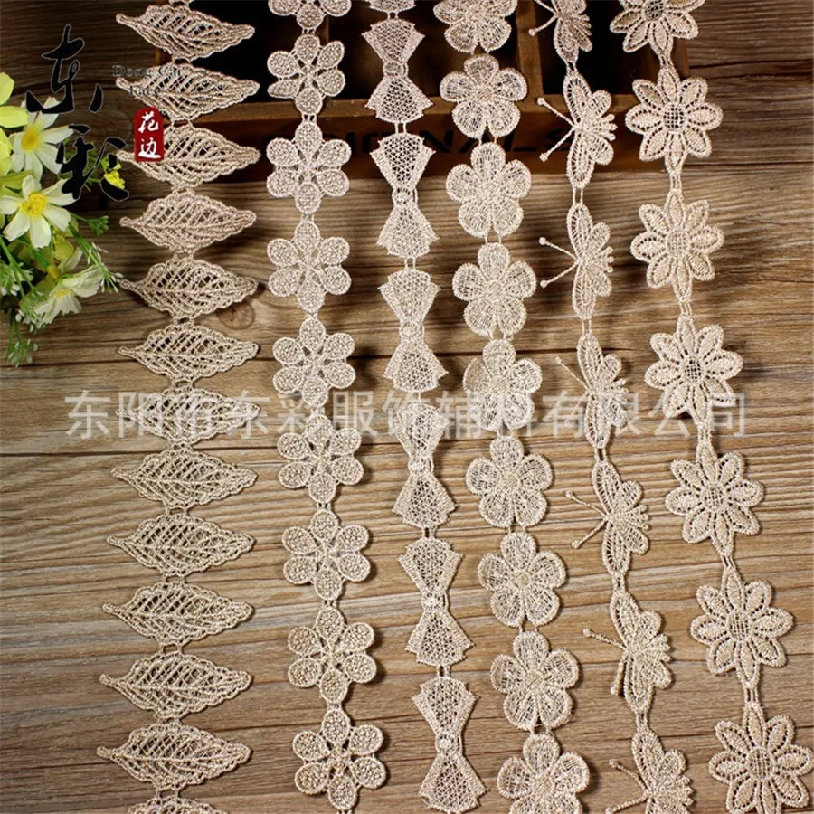 Кружевная лента с вышивкой 15 ярдов | Дом и сад