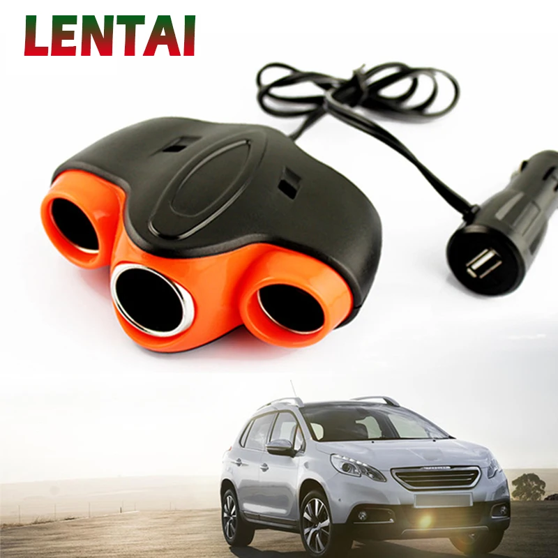 Автомобильный USB прикуриватель для Alfa Romeo Chevrolet Aveo Captiva Ford Focus 3 Fiesta Mondeo Kuga Fusion 1