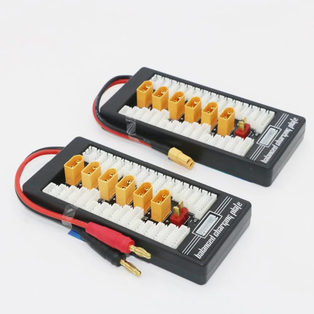 HotRc XT60 2 S 6 разъем Lipo батарея параллельная зарядка плата для RC IMAX B6 зарядное