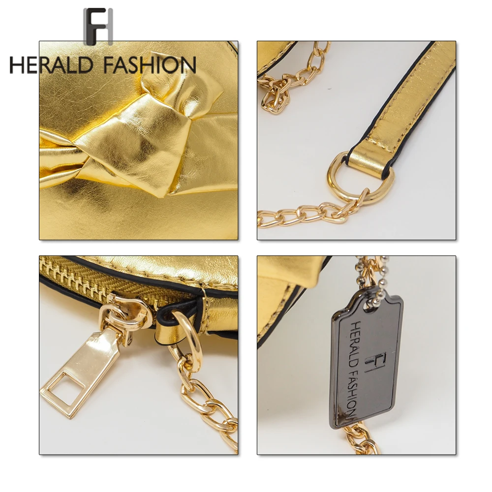 Herald Fashion качественная кожаная женская сумка мессенджер круглая через плечо для