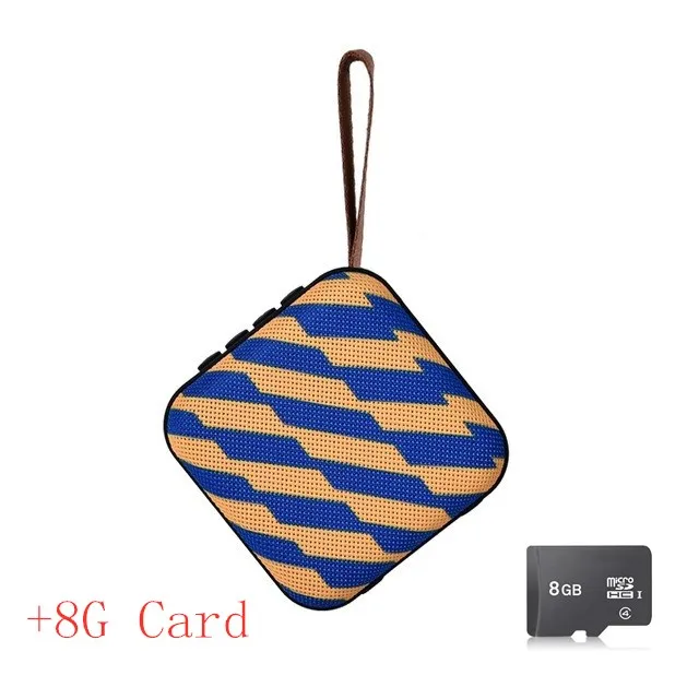BlueYellow Add8gCard 10 Вт портативный Bluetooth динамик мини беспроводной громкий динамик стерео музыка объемный открытый динамик Поддержка FM TF карта для смартфона - Цвет: BlueYellow Add8gCard