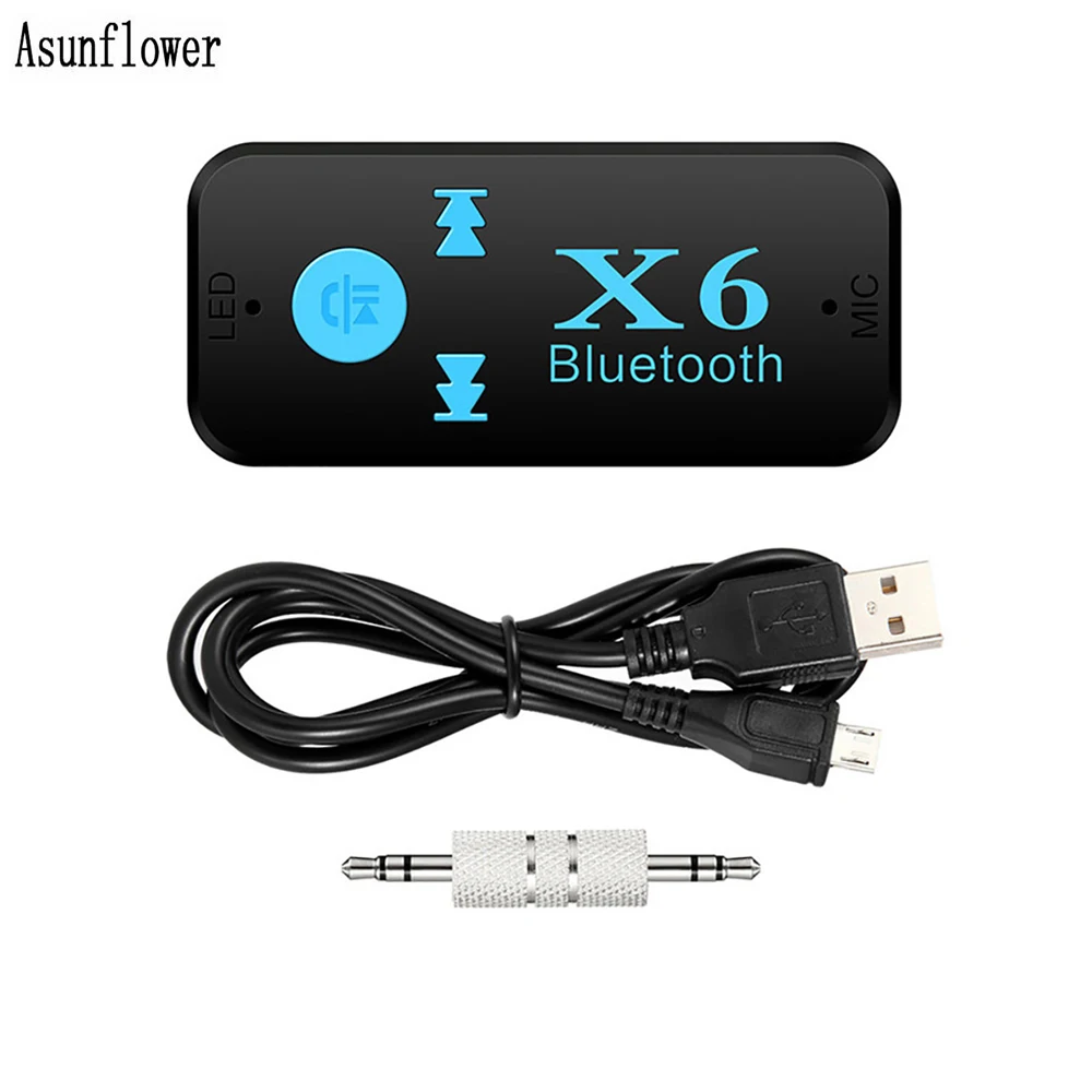 Bluetooth адаптер 3 в 1 Беспроводной 4,0 USB Bluetooth приемник 3,5 мм AUX аудио разъем стерео TF кардридер микрофон вызов для автомобиля говорить