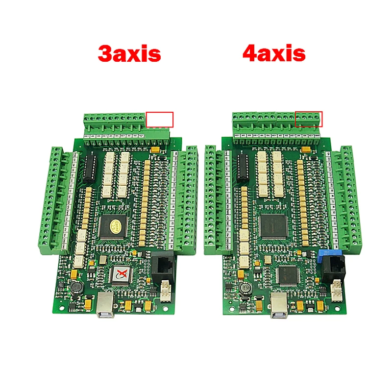 

New type 200KHZ 3axis 4axis mach3 motion usb breakout cnc card controller interface board parts for milling engraving machine