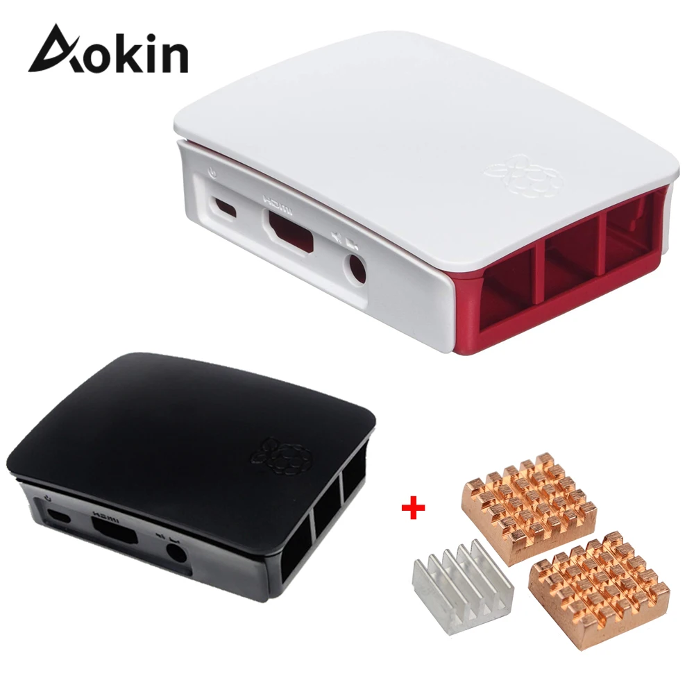 ABS чехол для Raspberry PI 3 Model B корпус с шт. радиатор 2 Модель и + Fundas|Аксессуары