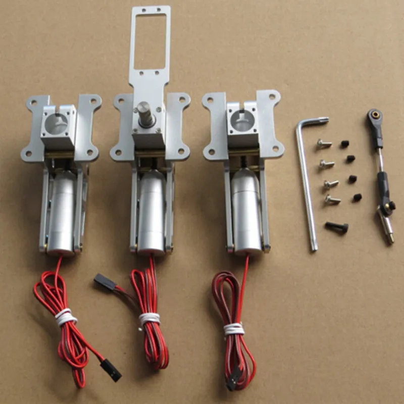 

RC Metal Electric Retractable Landing Gear 12kg to 17kg For Fixed-wing Aircraft Air Plane