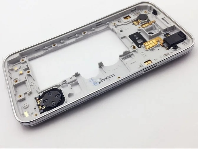 Средняя рамка Корпус Крышка объектива камеры стекло для samsung Galaxy S5 mini G800