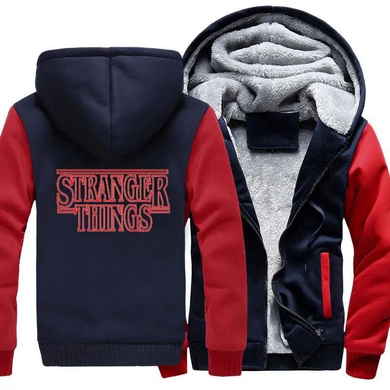 

Men's Sportswear Harajuku Hoody Winter Fleece High Quality Thick Hoodies For Men Sweatshirt Print Stranger Things Hoodies