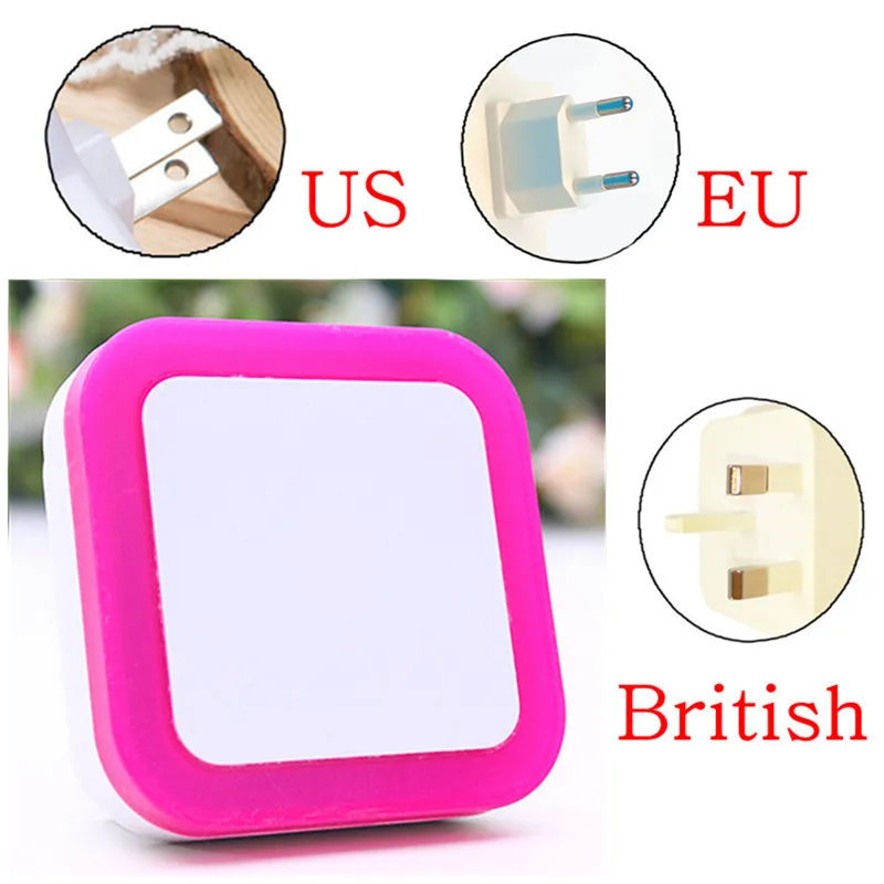 Светлый светильник с сенсорным управлением Ночной мини-вилкой для ЕС и США