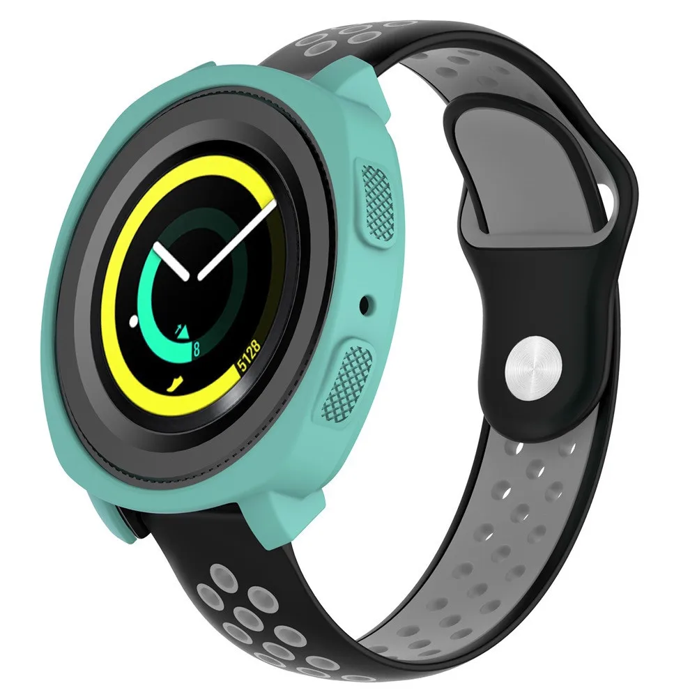 Soft Silicone Protector Case Protective Shell For Samsung Gear Sport R600 Watch SmartWatch Watachband Sporting Goods Accessories |