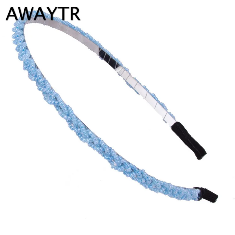 1 шт. обруч для волос с кристаллами и бусинами тиара девочек женщин свадебные