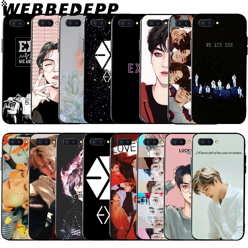 Мягкий чехол веббепп Kpop EXO Lucky ONE для Huawei Honor 6 7A Pro 7C 8C 7X 8X 8 9 10 lite Note10|Бамперы| |