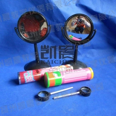 

Combinatorial plane mirror Distorting mirror Simple zoom lens kaleidoscope teaching apparatus free shipping