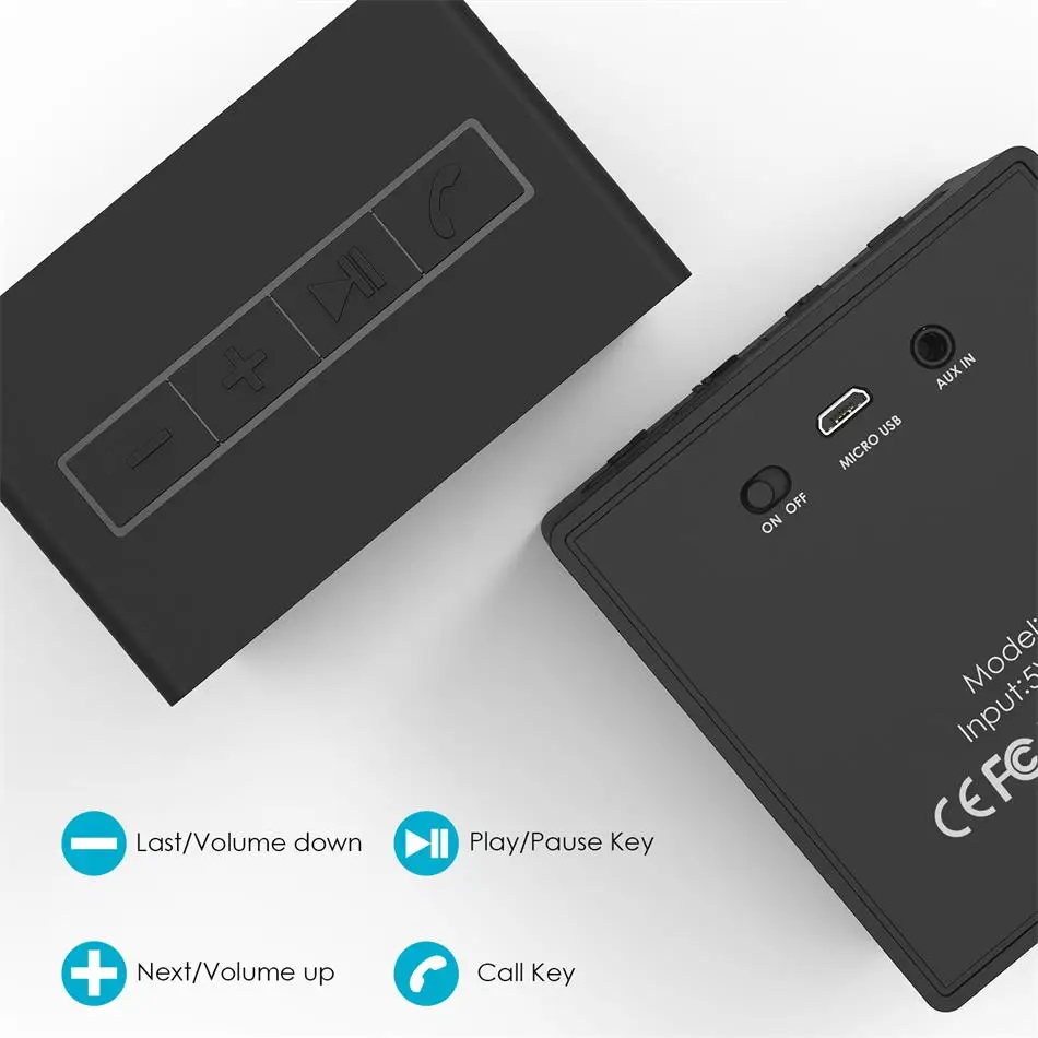 CRDC Портативный Bluetooth Динамик 5 Вт мини сабвуфер Super Bass стерео Открытый