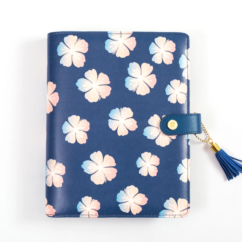 Lovedoki Be Beautiful Like Summer Flowers Spiral кожаный чехол для записной книжки ежедневник