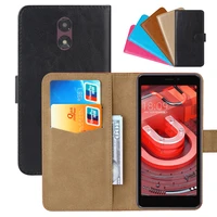 luxury wallet case for dexp bs650 pu leather retro flip cover magnetic fashion cases strap