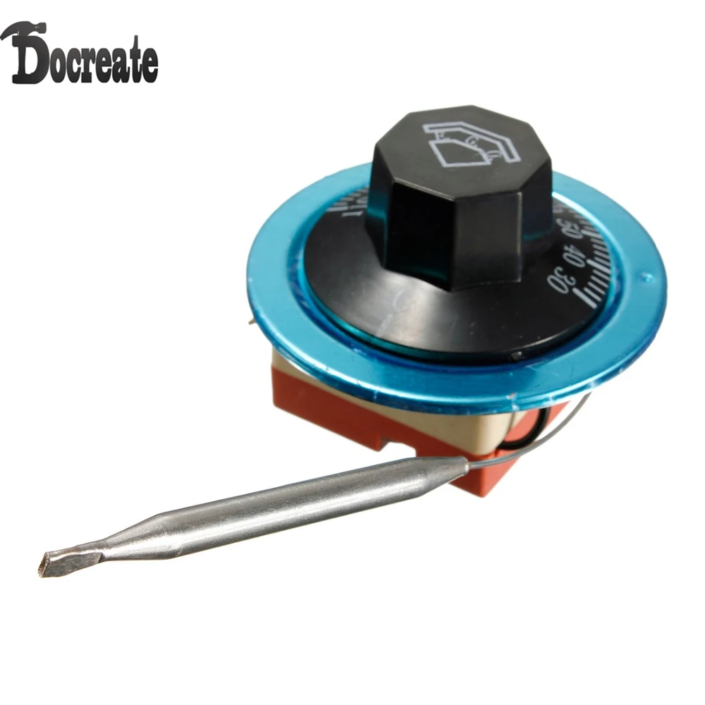 

30-110 Degree Adjustable Temperature Controller Capillary Thermostat