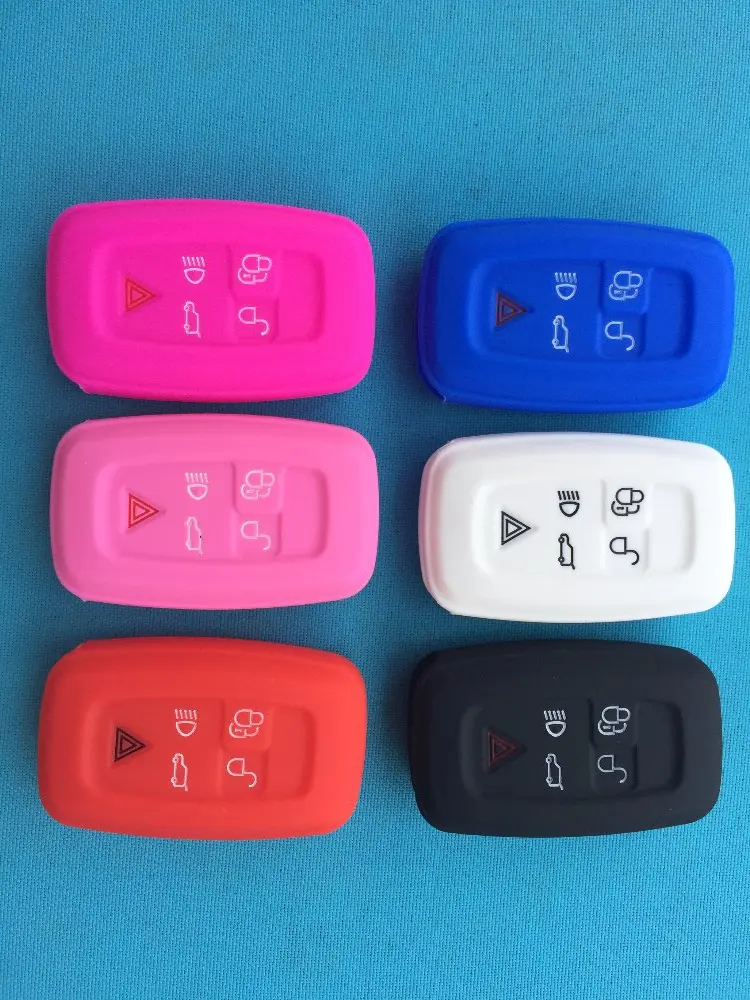 1 шт. 5 пуговицы силиконовый чехол для ключей Land Rover оболочка Range SPORT 10 13 удаленный
