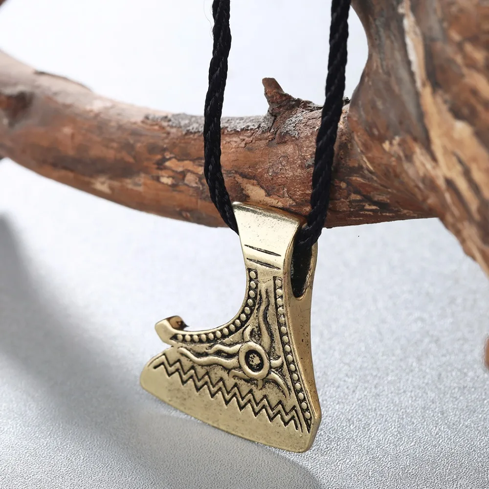 CHENGXUN Viking топор Perun Для мужчин Цепочки и ожерелья ретро Стиль религиозных колье
