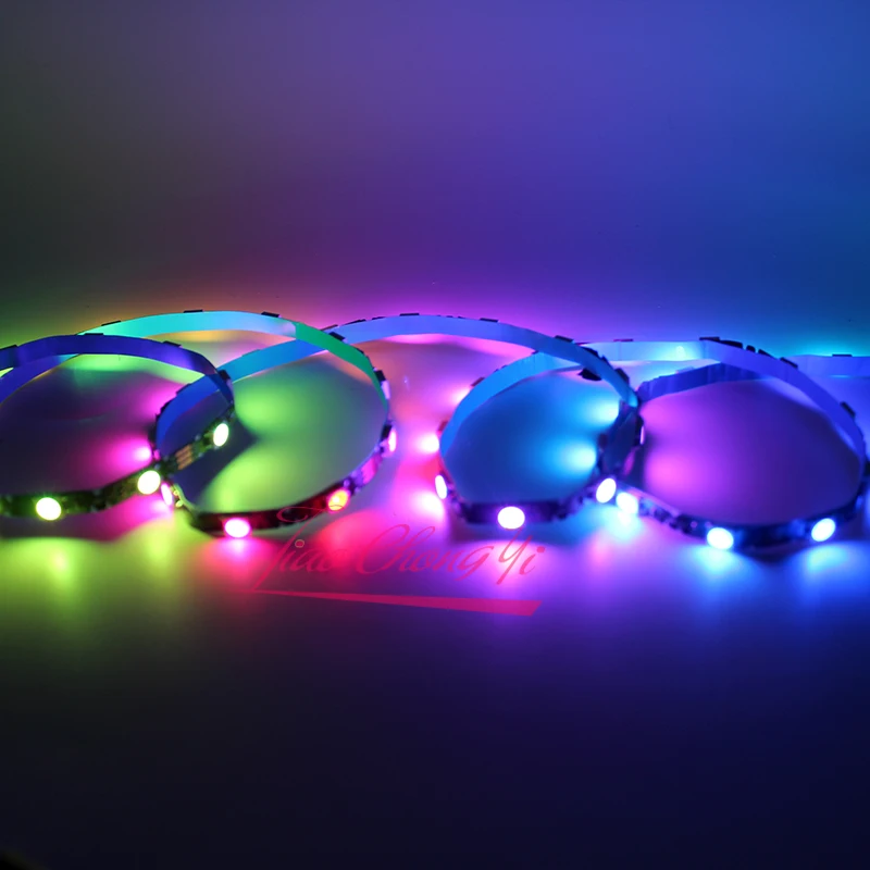 5mm PCB S shape type Addressable WS2812B 60LED/M RGB Full Color LED bendable strip light 2M non waterproof | Лампы и освещение