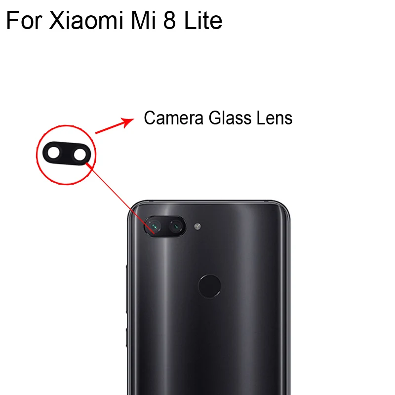 Сменные детали для задней камеры Xiaomi Mi 8 Lite сменные стеклянные линзы Lite|Модули