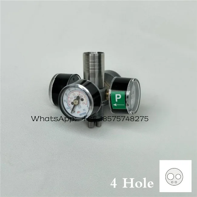 meter dental supply 4 Holes turbine Manometer For Dental Handpiece Pressure Gauge Test Air Pressure water pressure tester