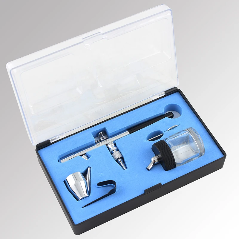 OPHIR 3 Аэрограф распылитель с компрессором воздушного бака для краски торта