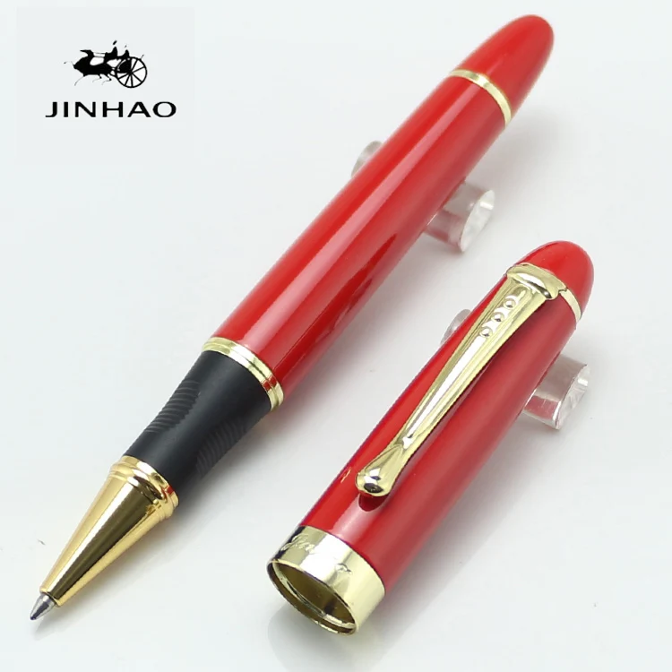 

JINHAO X450 красная с золотой отделкой 0,7 мм перо Шариковая ручка модные школьные и офисные принадлежности для письма подарочные ручки акция