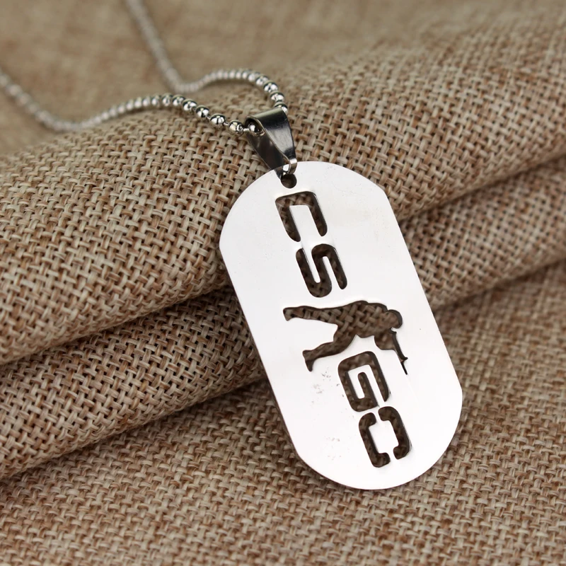 Женское и мужское длинное ожерелье из нержавеющей стали с анимацией|long necklace|chain