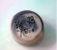 size 4cm Бабочка и цветок натуральное мыло ручной работы акриловое уплотнение Мини DIY Натуральное органическое стеклянная печать - Цвет: size 4cm