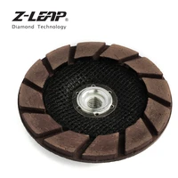 z leap 5 1pc diamond dry grinding wheel ceramic bond cup edge polishing disc concrete epoxy floor abrasive tool with 58 11 m14