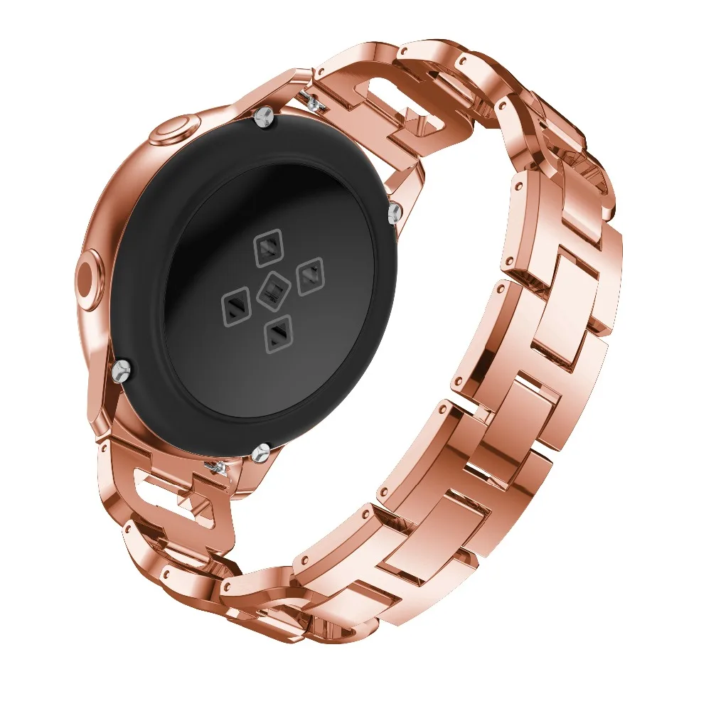 Ремешок из нержавеющей стали для Samsung Galaxy Watch Active 2 браслет Gear S2 R500 20 мм|Ремешки