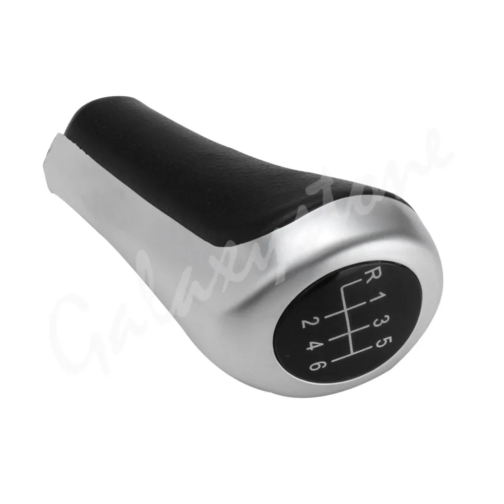 5 Speed 6 Car Gear Shift Knob For BMW 1/3/5/6 Series X1 X3 X5 Matte Silver | Автомобили и мотоциклы