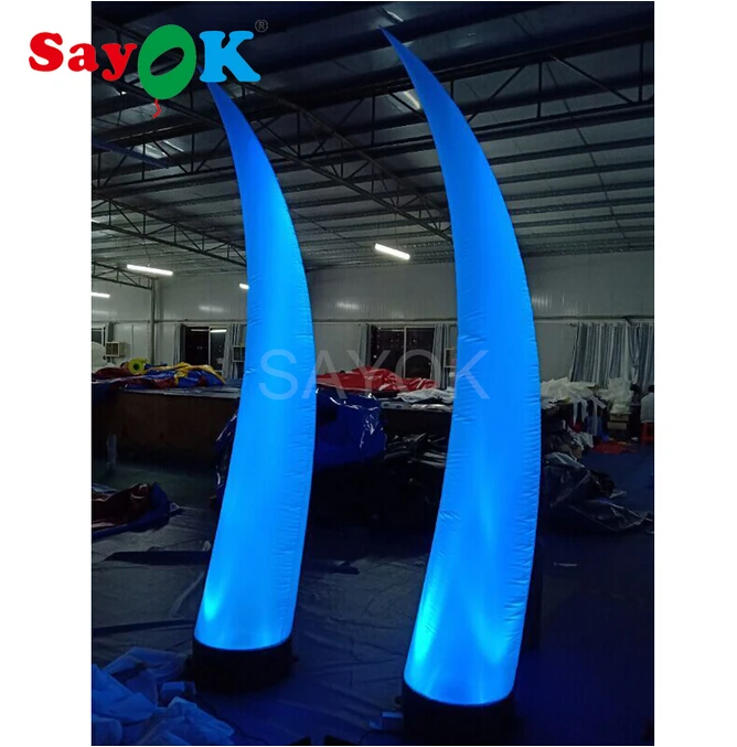 2 м/2 5 м/3 м Бесплатная доставка Led надувной конус/надувной столб/Надувное