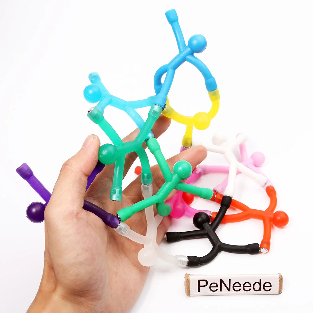 Peneede 6 pcs магнетический гнущиеся Для мужчин беспокойная игрушка ручной анти