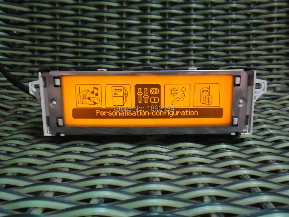 

2023 оригинальный экран с поддержкой USB, двухзонный воздушный Bluetooth-дисплей (желтый), монитор 12pin для Peugeot 307 407 408 citroen C4