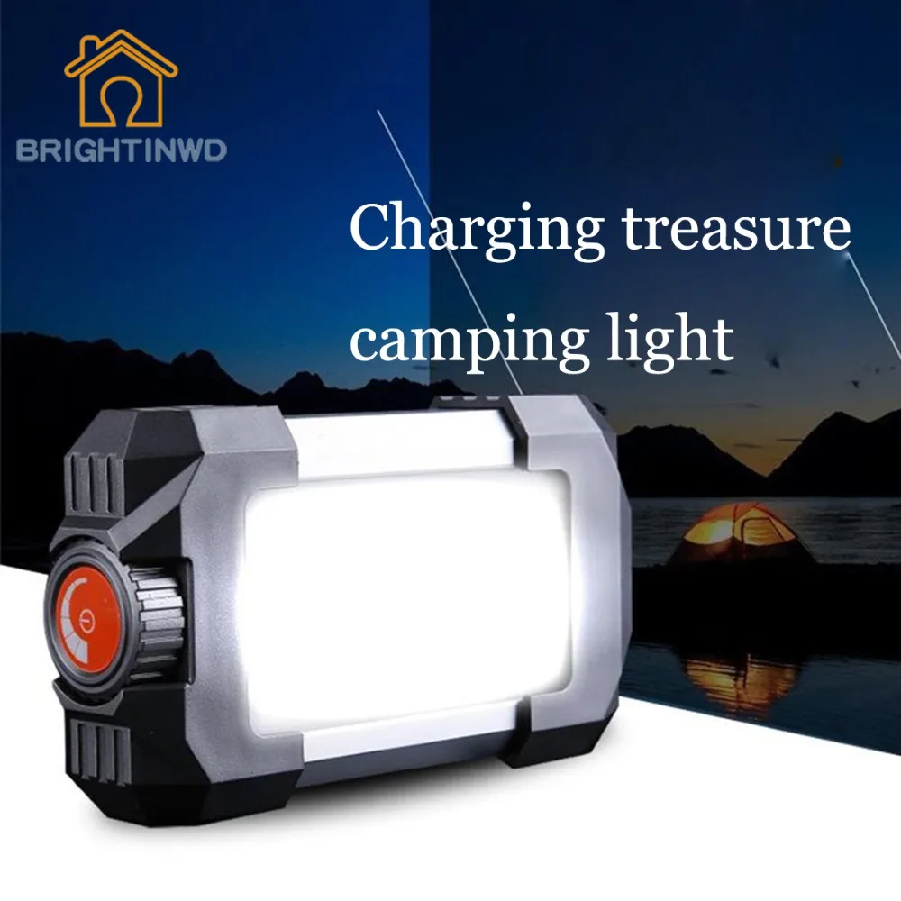 

Outdoor Rechargeable Portable 27 LEDs Lantern Lamp Flasher Flashlight Lantern Light with USB Hook 10W 500LM Camping Tent Light