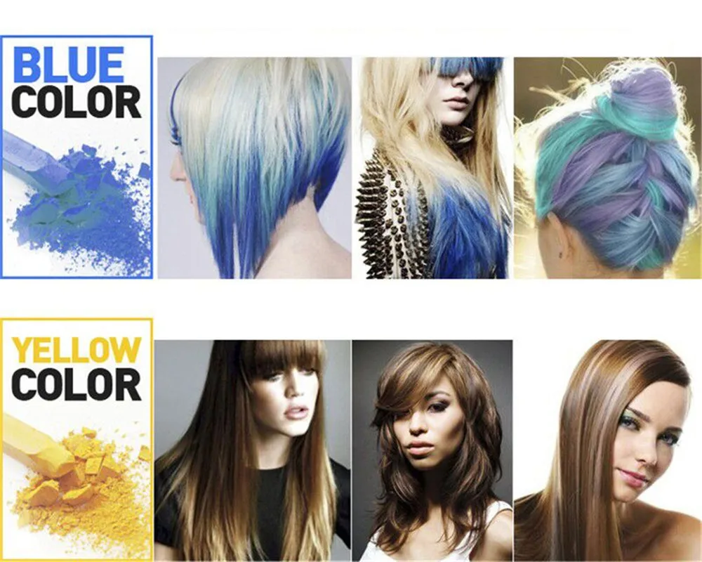 Новинка нетоксичные мягкие мелки для волос пастельный набор 12 цветов краска