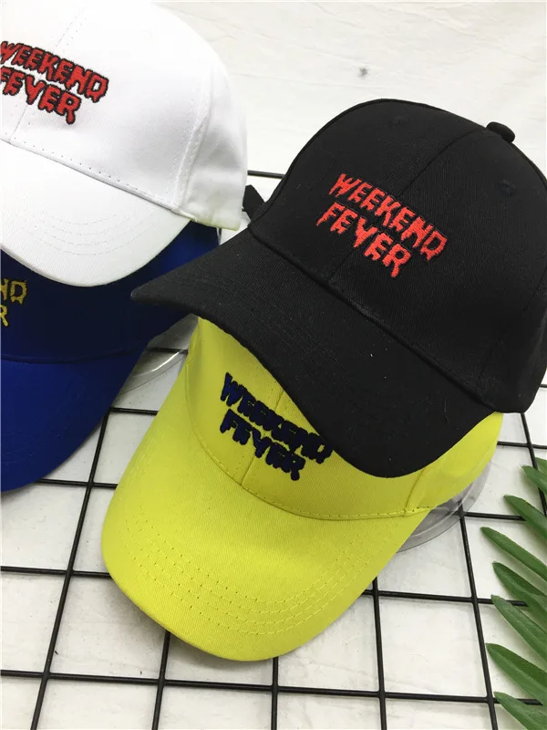 2017 New Pattern Korean Letter Embroidery Colour Peaked Cap Hip-hop Baseball Hat Spring And Autumn Outdoors All-match Tide Hats |