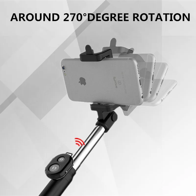 Штатив монопод селфи палка Bluetooth с кнопкой Pau De Palo селфи палка для iphone 6 7 8 plus Android палка