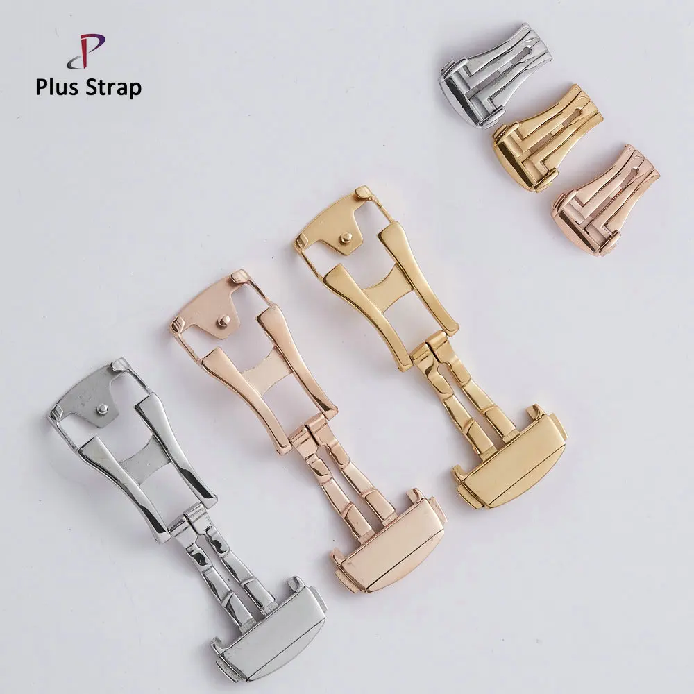 Ремешок для часов из нержавеющей стали раскладная застежка-бабочка Omega